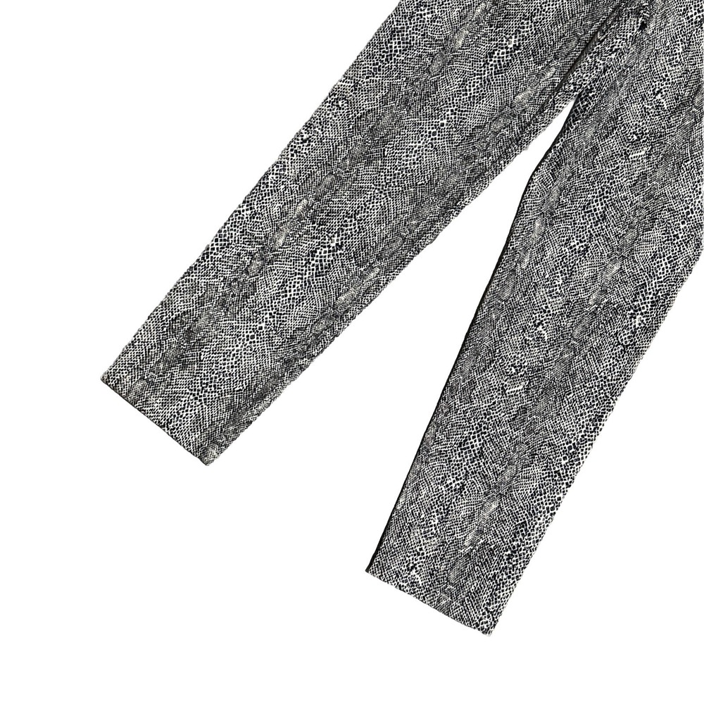 Paolo Santini Studio Snakeskin Print Suit Blazer Pants Womens Size 6 Stretch - Picture 5 of 15
